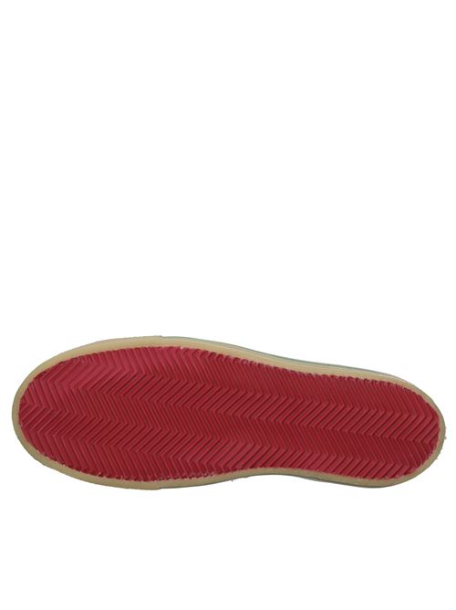 Sneakers in pelle e tessuto HIDNANDER | STARLESS LOW GEMU EDITION HD1MS650 625BIANCO-MARRONE-GIALLO-ARANCIO
